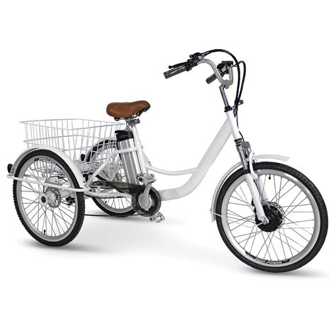 The Electric Shopping Cruiser Hammacher Schlemmer Electric Bicycle