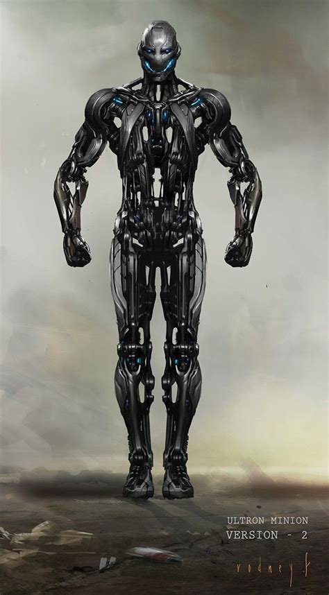 Concept Art For An Ultron Sentry From Marvels Avengers Age Of