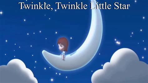 Nursery Rhyme Lyrics Twinkle Twinkle Little Star Version 2 Youtube