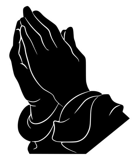 Praying Hands Vector Clipart Best