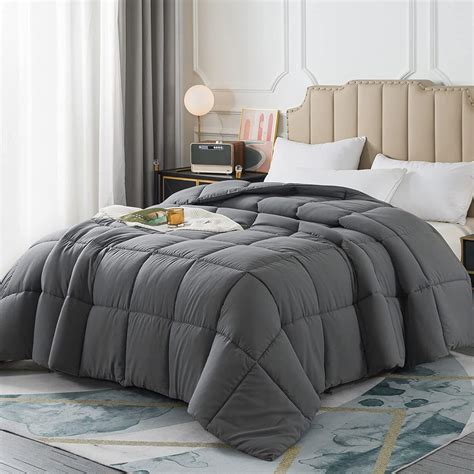 Downcool Comforter Oversize King Dark Grey All Season Duvet