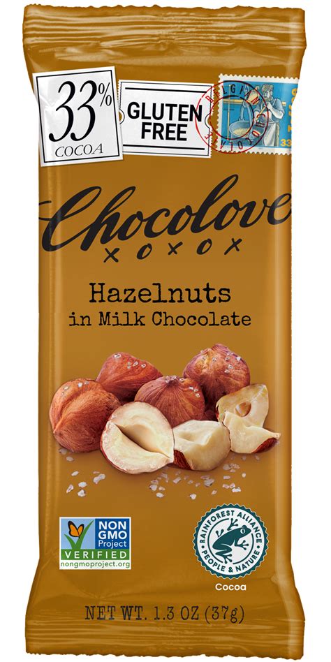 Mini Hazelnuts In Milk Chocolate Chocolove Premium Chocolate