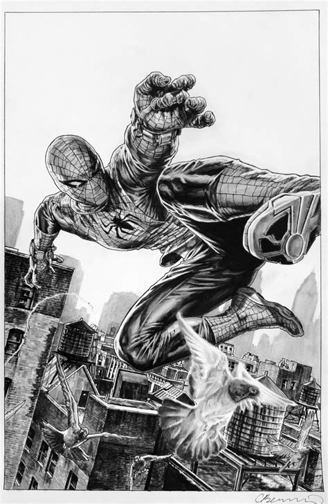 Lee Bermejo Amazing Spider Man Comic Art Comic Art Spiderman Art
