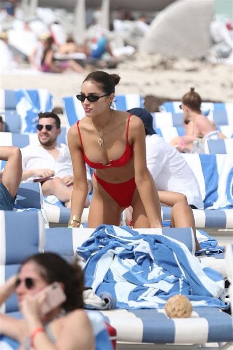 Olivia Culpo Thefappening Sexy Red Bikini 65 Photos The Fappening