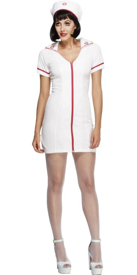 Adult Fever Sexy Nurse Costume 22016 Fancy Dress Ball