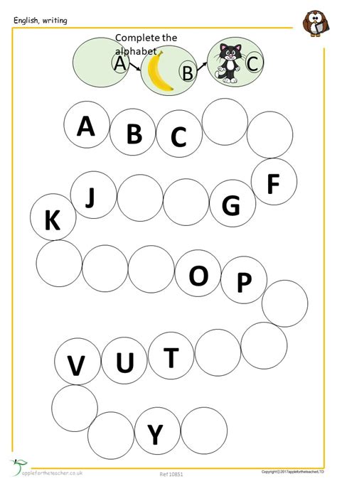 Alphabet worksheets for grade 1 a new understanding of the importance of grade 1 is beginning to change writing education if your child is missing important total nonfarm employment expanded by 850 000 in june eclipsing the reuters poll consensus forecast 700k by more than 20 new strategies for. Alphabet Missing Letter Worksheet | Apple For The Teacher Ltd