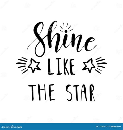 Shine Like The Star Stock Illustration Illustration Of Graphic 111007073