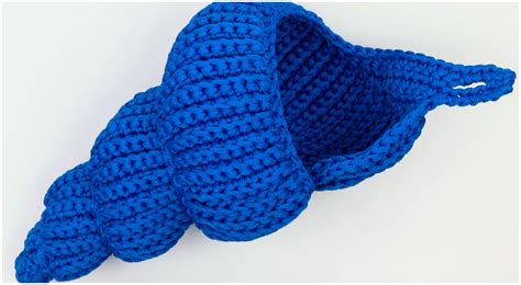 Crochet Easy Spiral Seashell Basket Love Crochet