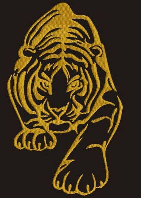 Tiger Machine Embroidery Designs Instantly Download Etsy Machine