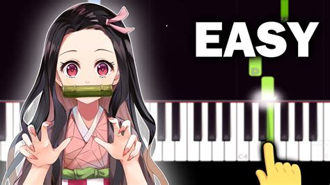 Nezukos Theme Demon Slayer Kimetsu No Yaiba Easy Piano Tutorial