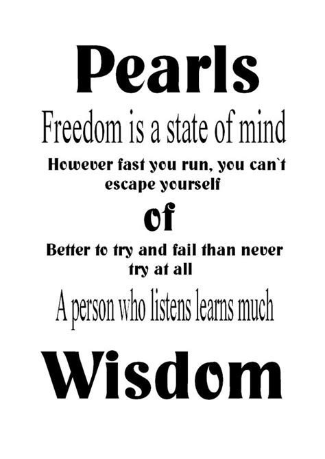 Pearls Of Wisdom Quotes Quotesgram