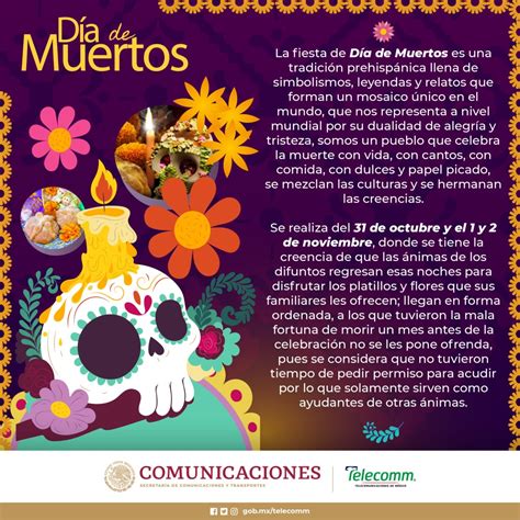 Día De Muertos Telecomunicaciones De México Gobierno Gobmx