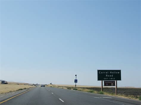 California Aaroads Interstate 580 West San Joaquin County