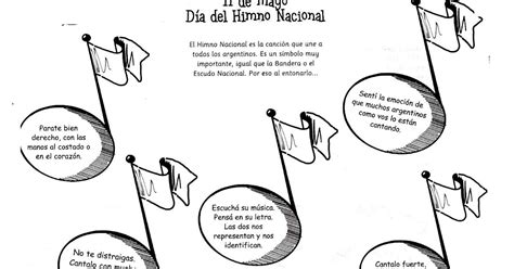 Dibujo Dia Del Himno Nacional Argentino Nuestra Inspiración