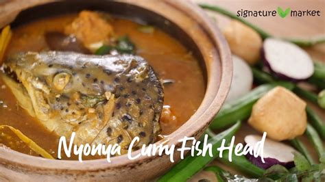 Nyonya Fish Head Curry Simple Traditional Recipe Youtube