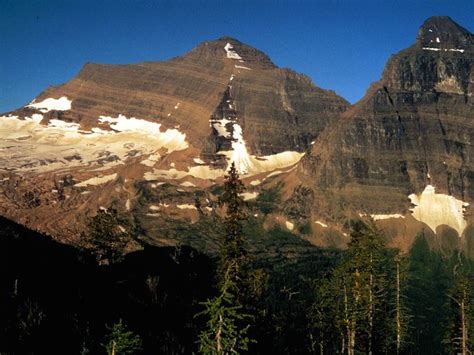 Kintla Peak Mountain Photo By Unknown Glacier National Park 502 Am