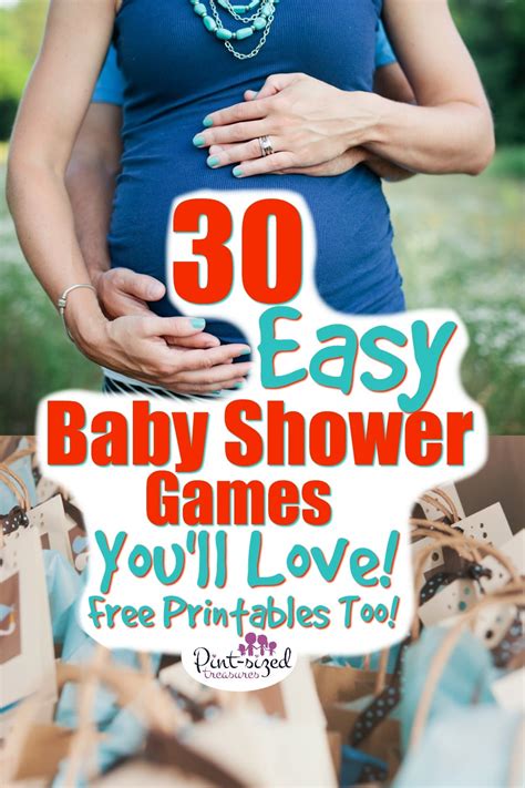 30 Easy Baby Shower Games That Are Fun · Pint Sized Treasures