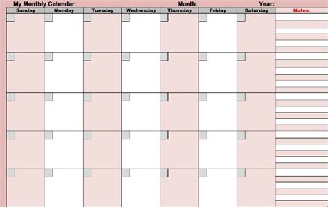 Best Blank Calendar To Fill In Calendar Printables Printable Blank