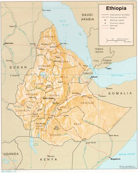 Old Ethiopian Map Oldest Ethiopian Map Eastern Africa Africa