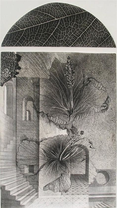 Voyage Interieur Intaglio Rosemary Cooley Printmaking Painting
