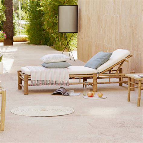 Bamboo Single Or Double Sun Lounger By Idyll Home
