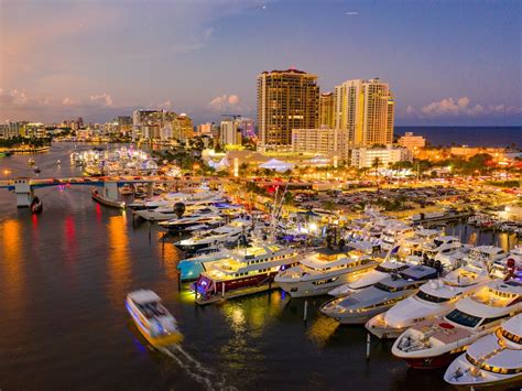 Fort Lauderdale International Boat Show Größte Im Wasser Abgehaltene Bootsmesse Der Welt Ende