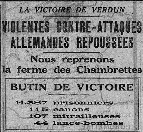 19 Décembre 1916 Bilan De La Victoire De Verdun Geneanet
