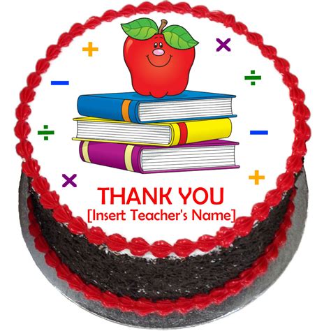 Teacher Thank You Cake Flecks Cakes