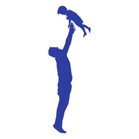 Father Throwing Son Silhouette Transparent Png And Svg Vector File
