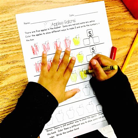 Teaching Composing and Decomposing Numbers to Kindergarten
