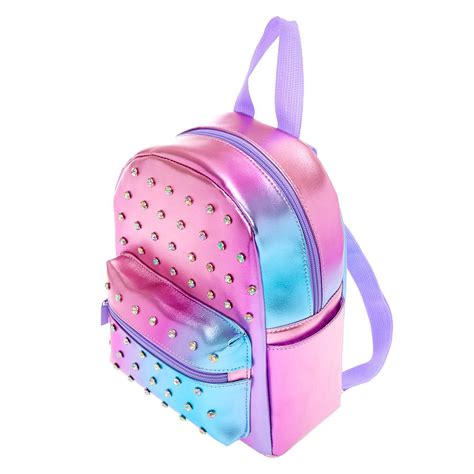 Embellished Ombre Mini Backpack Purple Claires Us