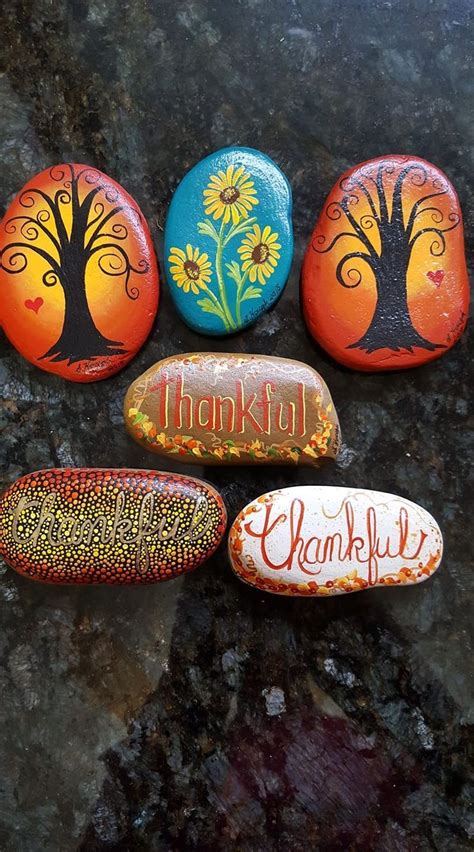 7 Fall Themed Painted Rocks Ideas Paintswa