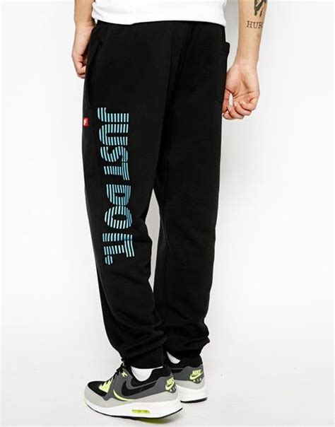 Nike Aw77 Cuffed Sweatpants With Just Do It Logo In Black For Men Lyst
