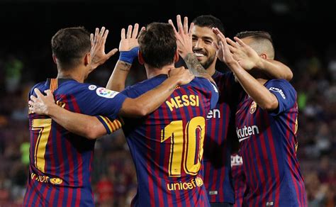 This is the first time that var will be used. Barcelona 3-0 Alaves result, La Liga 2018/19 match report ...