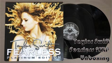 Taylor Swift Fearless Platinum Edition Vinyl Unboxing Youtube