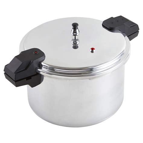 Mirro 92116 Polished Aluminum 5 10 15 Psi Pressure Cooker Canner
