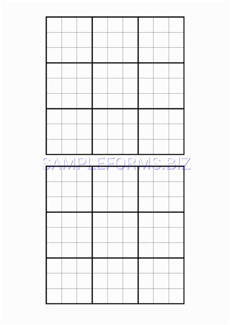 Free Printable Blank Sudoku Grids Sudoku Printable Sudoku Grid Free