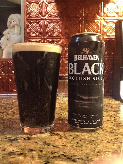 Black Scottish Stout By Belhaven Brewery Scotland Brewery Stout