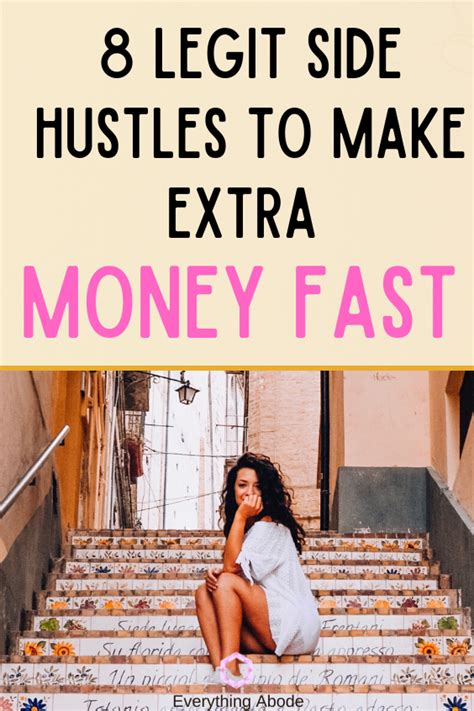 Whether it's saving money for a trip, paying off a all of these quick cash strategies will provide a realistic, doable working solution for people who need cash fast. 8 Best Side Hustles to Make Extra Money Fast - Everything Abode | Extra money, Fast money, Make ...