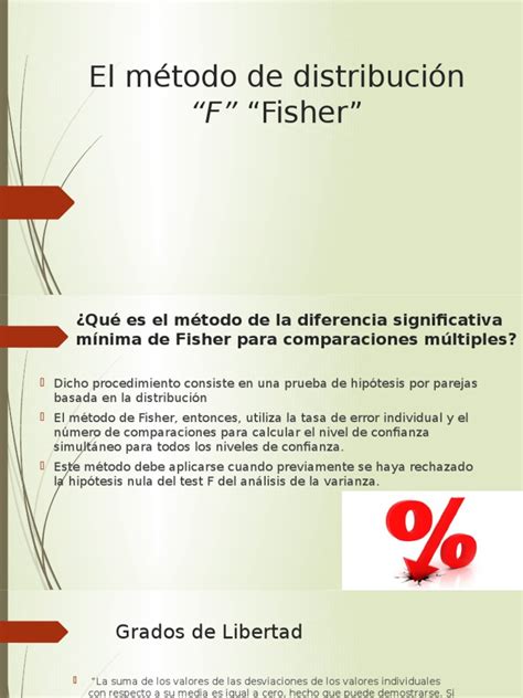 El Método De Fisher Distribución De Probabilidad Método Científico