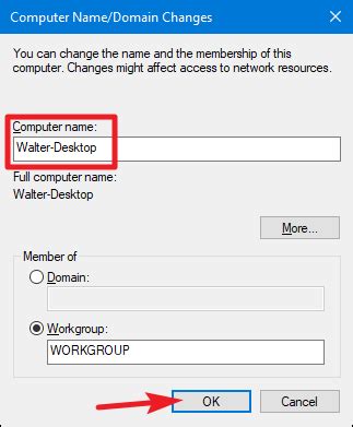 While the normal method of changing the name of your pc is through the interface in the main operating system, an alternate method is changing the registry key that holds your computer's name. Change Your Computer Name in Windows 7, 8, or 10