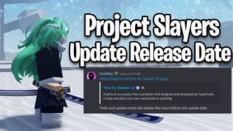 Project Slayers Update 15 Release Date Confirmed Youtube
