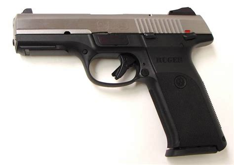 Ruger Sr9 9 Mm Caliber Pistol Full Size Model With Stainless Steel