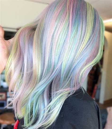 Pastel Rainbow Hair Color 🌈🌈🌈 Pastel Colorful Haircolor Pastel