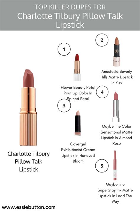 Meet The Perfect Pillow Talk Dupes Makeup Dupes Lipstick Makeup