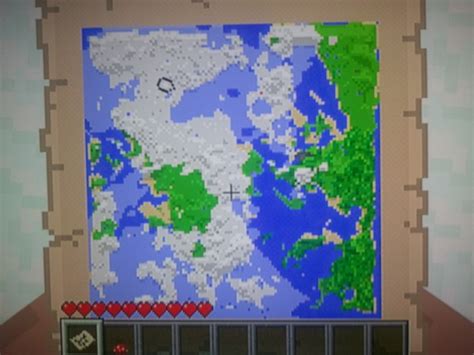 Usando El Elemento Mapa Minecraft Xbox 360 Minecraft Console