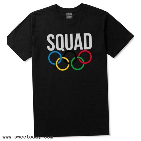 Squad Olympic Rings Logo T Shirts