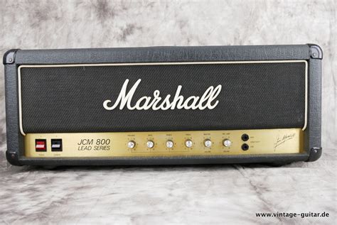 Marshall Jcm 800 Lead Series Mk2 1981 Black Amp For Sale Vintage Guitar Oldenburg