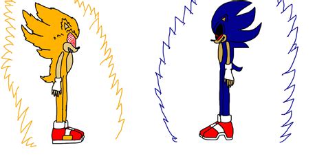 F Super Sonic Versus Sonic Exe By Truephazonianforce On Deviantart