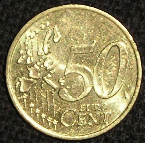 50 Euro Cent 2002 Euro 2002 Present Ireland Coin 5767